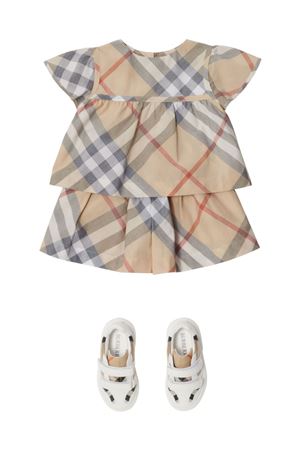 shorts in cotone beige BURBERRY KIDS | 8089751A2205